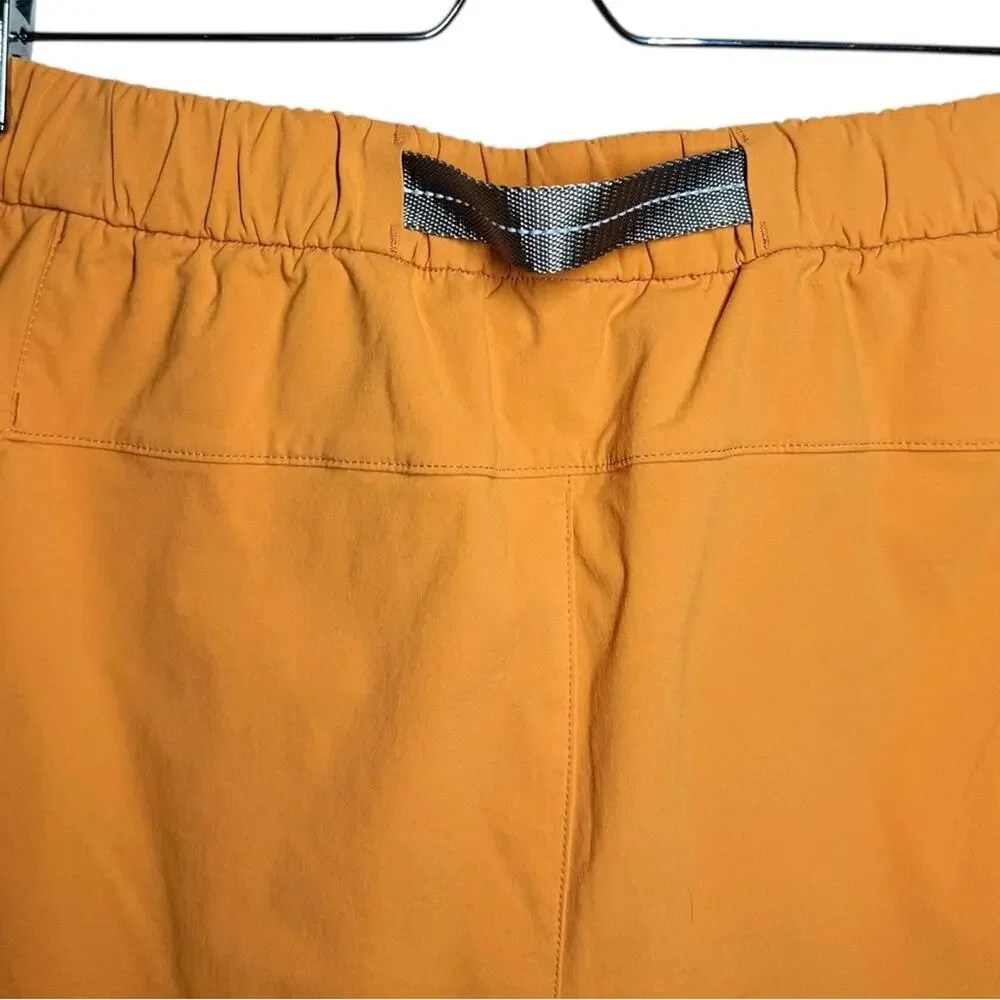 Lululemon Lab Tangerine Orange Outdoor Indoor Kosaten Shorts - 6